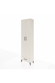 Arges Dolap 5 Raflı Tek Çekmeceli 2 Kapaklı 60x30x221 Aytaşı-Aytaşı