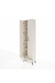 Arges Dolap 5 Raflı Tek Çekmeceli 2 Kapaklı 60x30x221 Aytaşı-Aytaşı