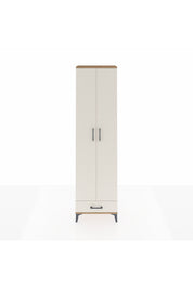 Arges Dolap 5 Raflı Tek Çekmeceli 2 Kapaklı 60x30x221 Çam-Aytaşı