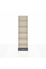 Arges Dolap 5 Raflı Tek Çekmeceli 60x30x221 Aytaşı-Antrasit