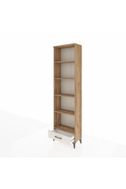 Arges Dolap 5 Raflı Tek Çekmeceli 60x30x221 Çam-Aytaşı