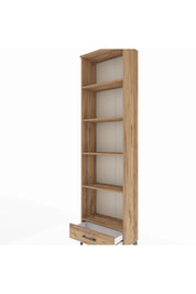 Arges Dolap 5 Raflı Tek Çekmeceli 60x30x221 Çam-Çam