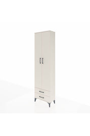 Arges Dolap 3 Raflı 2 Çekmeceli Tek Askılı 60x30x221 Aytaşı-Aytaşı