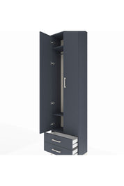 Arges Dolap 3 Raflı 2 Çekmeceli Tek Askılı 60x30x221 - S29M007V5A