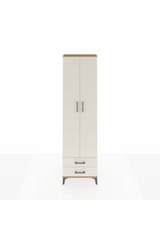 Arges Dolap 3 Raflı 2 Çekmeceli Tek Askılı 60x30x221 Çam-Aytaşı