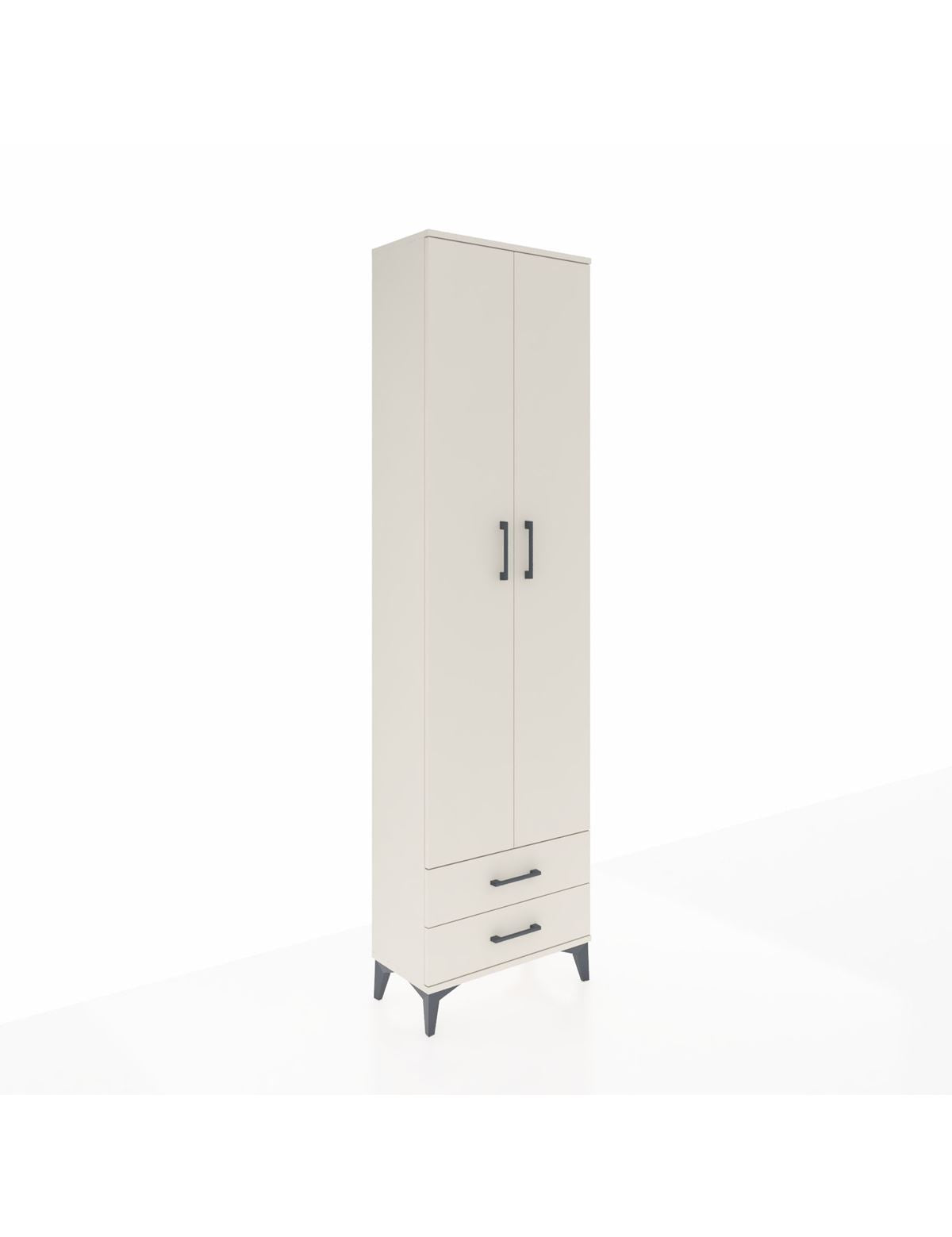 Arges Dolap 5 Raflı 2 Çekmeceli 2 Kapaklı 60x30x221 Aytaşı-Aytaşı