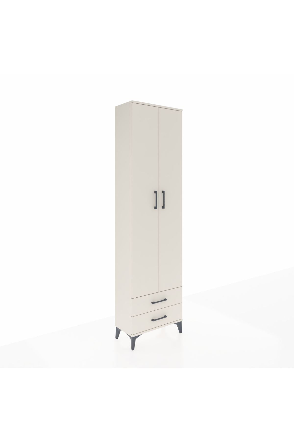 Arges Dolap 5 Raflı 2 Çekmeceli 2 Kapaklı 60x30x221 Aytaşı-Aytaşı