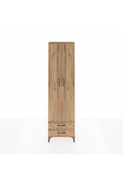 Arges Dolap 5 Raflı 2 Çekmeceli 2 Kapaklı 60x30x221 Çam-Çam