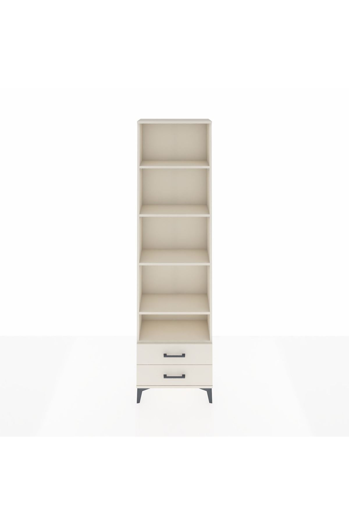 Arges Dolap 5 Raflı 2 Çekmeceli 60x30x221 Aytaşı-Aytaşı