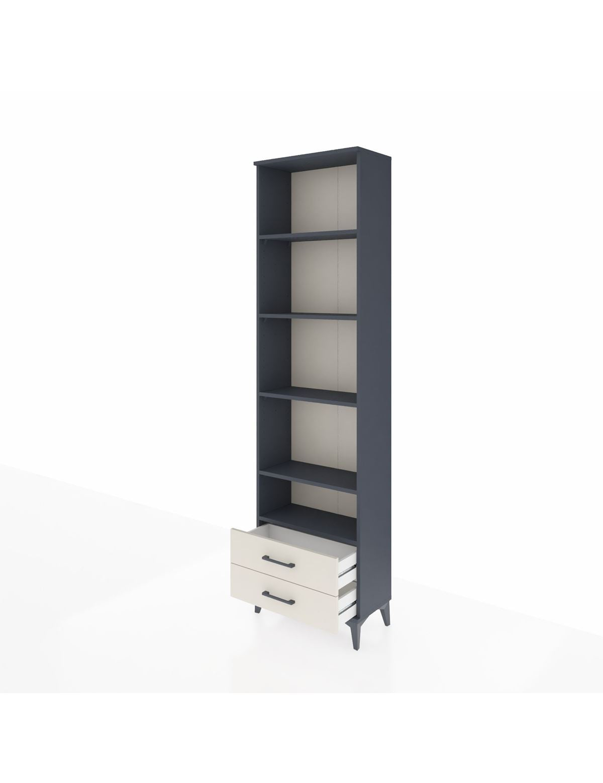 Arges Dolap 5 Raflı 2 Çekmeceli 60x30x221 - S29M009V4A