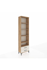 Arges Dolap 5 Raflı 2 Çekmeceli 60x30x221 Çam-Aytaşı