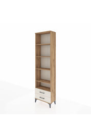 Arges Dolap 5 Raflı 2 Çekmeceli 60x30x221 Çam-Aytaşı