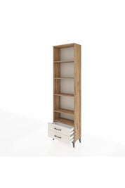 Arges Dolap 5 Raflı 2 Çekmeceli 60x30x221 Çam-Aytaşı