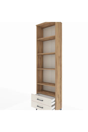 Arges Dolap 5 Raflı 2 Çekmeceli 60x30x221 Çam-Aytaşı
