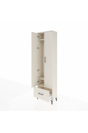 Arges Dolap 3 Raflı Tek Çekmeceli Tek Askılı 60x30x221 Aytaşı-Aytaşı