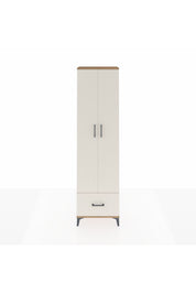 Arges Dolap 3 Raflı Tek Çekmeceli Tek Askılı 60x30x221 Çam-Aytaşı