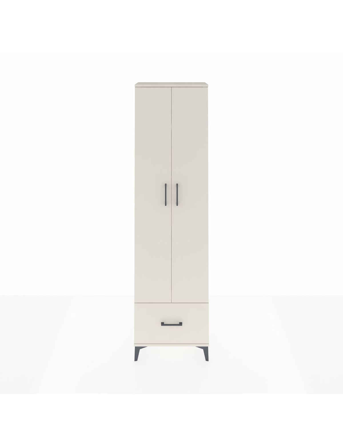 Arges Dolap 5 Raflı Tek Çekmeceli 2 Kapaklı 60x30x221 Aytaşı-Aytaşı