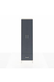 Arges Dolap 5 Raflı Tek Çekmeceli 2 Kapaklı 60x30x221 Aytaşı-Antrasit