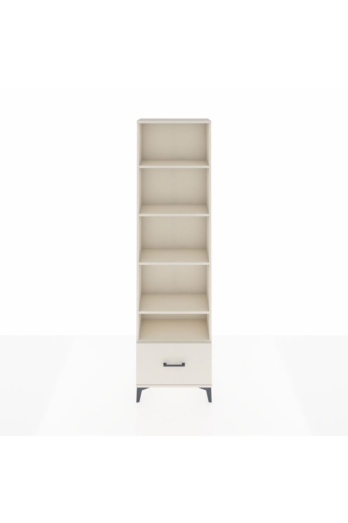 Arges Dolap 5 Raflı Tek Çekmeceli 60x30x221 Aytaşı-Aytaşı