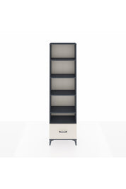 Arges Dolap 5 Raflı Tek Çekmeceli 60x30x221 Antrasit-Aytaşı