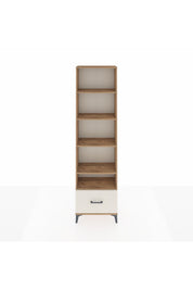 Arges Dolap 5 Raflı Tek Çekmeceli 60x30x221 Çam-Aytaşı