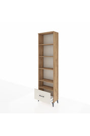 Arges Dolap 5 Raflı Tek Çekmeceli 60x30x221 Çam-Aytaşı