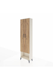 Arges Dolap 3 Raflı 2 Kapaklı Tek Askılı 60x30x221 Aytaşı-Çam