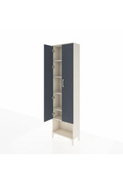 Arges Dolap 5 Raflı 2 Kapaklı 60x30x221 Aytaşı-Antrasit