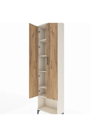 Arges Dolap 5 Raflı 2 Kapaklı 60x30x221 Aytaşı-Çam