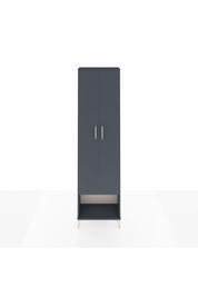 Arges Dolap 5 Raflı 2 Kapaklı 60x30x221 Antrasit-Antrasit