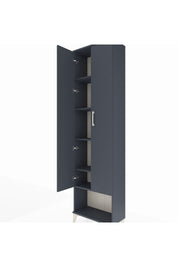 Arges Dolap 5 Raflı 2 Kapaklı 60x30x221 Antrasit-Antrasit