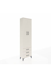 Arges Dolap 3 Raflı 3 Çekmeceli Tek Askılı 60x30x221 Aytaşı-Aytaşı
