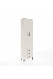 Arges Dolap 4 Raflı 3 Çekmeceli 2 Kapaklı 60x30x221 Aytaşı-Aytaşı