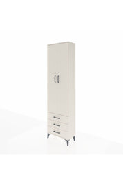 Arges Dolap 4 Raflı 3 Çekmeceli 2 Kapaklı 60x30x221 Aytaşı-Aytaşı