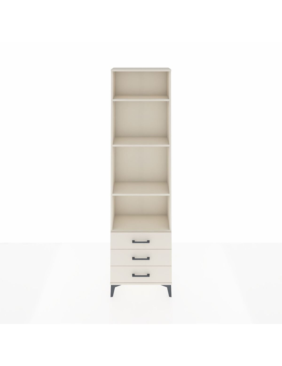 Arges Dolap 4 Raflı 3 Çekmeceli 60x30x221 Aytaşı-Aytaşı