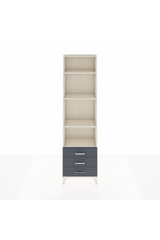 Arges Dolap 4 Raflı 3 Çekmeceli 60x30x221 Aytaşı-Antrasit