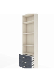 Arges Dolap 4 Raflı 3 Çekmeceli 60x30x221 - S29M017V2A