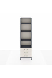 Arges Dolap 4 Raflı 3 Çekmeceli 60x30x221 Antrasit-Aytaşı