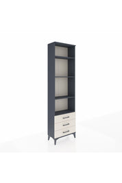 Arges Dolap 4 Raflı 3 Çekmeceli 60x30x221 Antrasit-Aytaşı