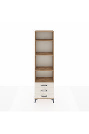 Arges Dolap 4 Raflı 3 Çekmeceli 60x30x221 Çam-Aytaşı