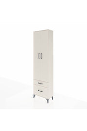 Arges Dolap 3 Raflı 2 Çekmeceli Tek Askılı 60x30x221 Aytaşı-Aytaşı