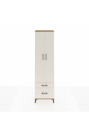 Arges Dolap 3 Raflı 2 Çekmeceli Tek Askılı 60x30x221 - S29M018V7A
