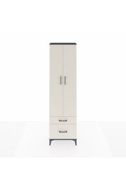 Arges Dolap 4 Raflı 2 Çekmeceli 2 Kapaklı 60x30x221 Antrasit-Aytaşı