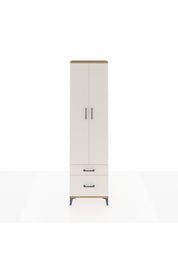 Arges Dolap 4 Raflı 2 Çekmeceli 2 Kapaklı 60x30x221 Çam-Aytaşı