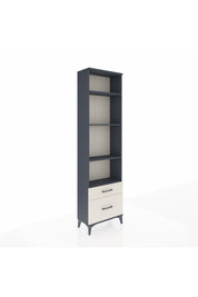 Arges Dolap 4 Raflı 2 Çekmeceli 60x30x221 Antrasit-Aytaşı