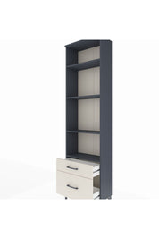 Arges Dolap 4 Raflı 2 Çekmeceli 60x30x221 Antrasit-Aytaşı