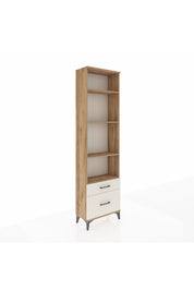 Arges Dolap 4 Raflı 2 Çekmeceli 60x30x221 Çam-Aytaşı