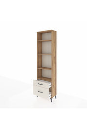 Arges Dolap 4 Raflı 2 Çekmeceli 60x30x221 Çam-Aytaşı