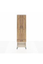 Arges Dolap 3 Raflı Tek Çekmeceli Tek Askılı 60x30x221 Aytaşı-Çam