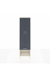 Arges Dolap 4 Raflı Tek Çekmeceli 2 Kapaklı 60x30x221 Aytaşı-Antrasit